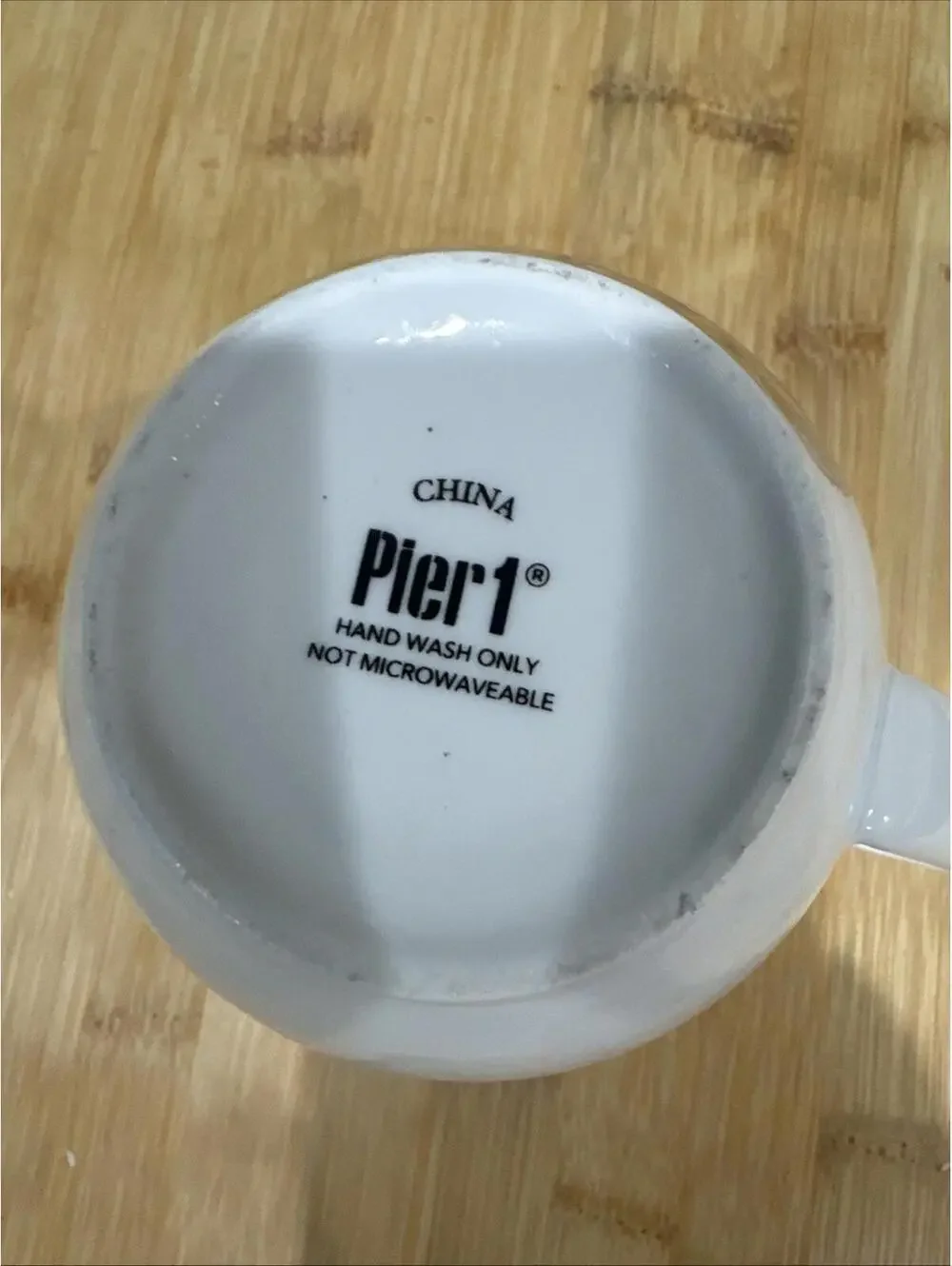 Pier 1 Golden Rabbit Mug retired *